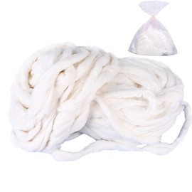 300g Pure Cotton Roll for Salon Cotton Sliver Cotton Coil, About 65 Feet / 20 M, for Cleaning, Manicures, Skin Care, Salon Cotton Coil ，for Everyday Household Use