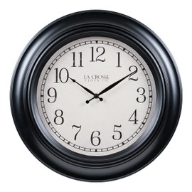 La Crosse Technology 18-Inch Rhodes Quartz Analog Wall Clock - 404-3846A