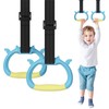 HUIYELOVE Gymnastics Rings Set, Professional Children Trapeze Bar Pull Up