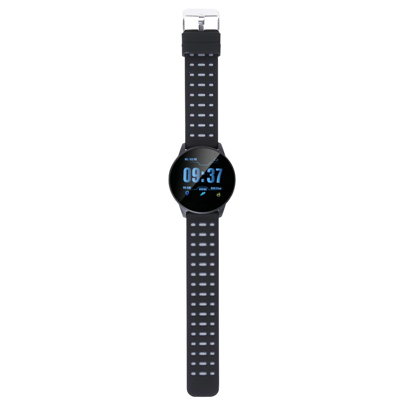 SUNROAD Heart Rate Monitoring Blood Pressure Waterproof Smart Sports WatchBlack
