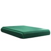 DuShow Satin Fitted Sheet Green Single Bed 100 x 200