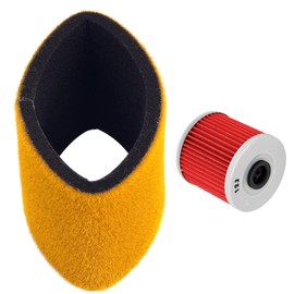 XuLong 11013-1275 Filtro de aire de filtro de aceite compatible con Kawasaki KLF300 KLF 300 Bayou 300 1999-2004/KLF250 KLF 250 BAYOU 250 2010-2011/KLF220 KLF 220 220 202