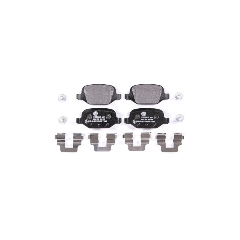 HELLA PAGID 8DB 355 009-551 Brake Pad Set, disc brake,