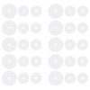 Giantree 30Pcs Clear Piercing Disc, Silicone Perforated Disc for Piercing