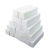 Soleebee 20 Pack White Nail Buffer Block 4 Way Sanding