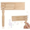 Football Rattle Clacker,Ratchet Noise Maker,Wooden Football Rattles,Traditional Mexican Matraca Rattles