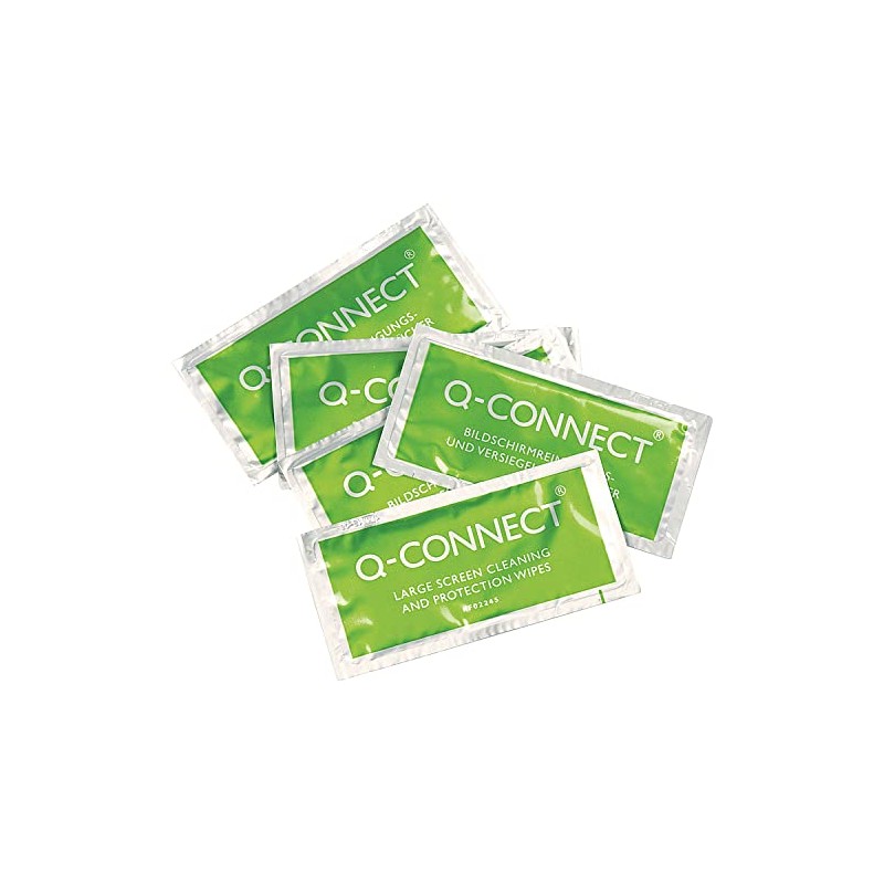 Q-Connect Large Screen/Protection Wipes (Pack of 10)