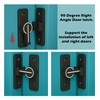 Indoor Gate Latches, 90 Degree Sliding Gate Latches Door Lock
