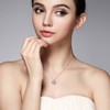 B.Catcher Women's Necklace, Jewellery, Pendant, 925 Sterling Silver Twist Cube