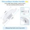 GRONGU 3/4" Lite Rise Handles Blinds Pulls Compatible with Hunter