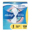 Always Infinity Feminine Pads For Women, Size 1 Regular Absorbency,