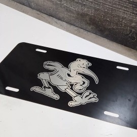 b4 nada University of Miami Canes Aluminum License plate laser etched car front tag sign