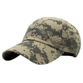 Utmost Unisex Classic Low Profile Cotton Baseball Cap Plain Blank Camoflauge Soft Unconstructed Adjustable Size Dad Hat (Camo Digital Grey)