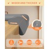 QYV Edge Corner Protector Baby Proofing, 6.56FT 0.6'' Thicken L-Shape