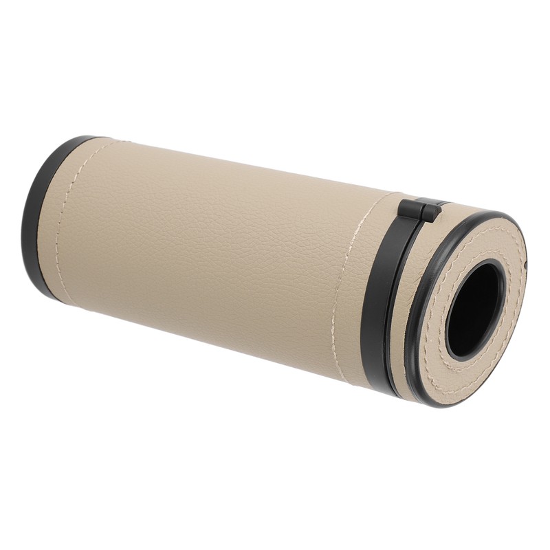 Car Tissue Holder Lightweight Leather and Tungsten Steel Car Tissues