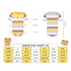 Landofgenie Onesie Pyjamas with Drooling Bib for Men Short Sleeve