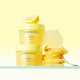 BRINGGREEN BRING GREEN Super Lemon Glutathione Toner Pad Refill Set(+90EA) - BRING GREEN Super Lemon Glutathione Toner Pad Refill Set(+90EA)