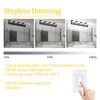 Ralbay 5 Color Temperature Black Vanity Lights for Bathroom Dimmable