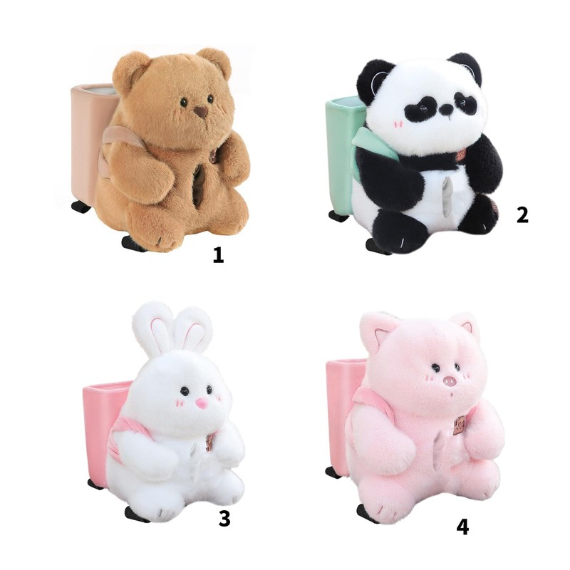 DIMITU Car Tissue Holder with Car Garbage Can Elegant 2