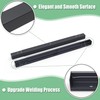 Memrita Adjustable Fireplace Curtain Rod and Valance Kit, Fireplace Curtain