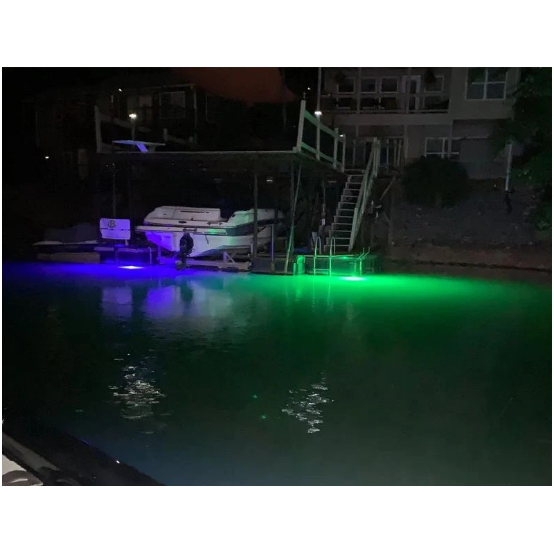 SHENKENUO Night Fishing Overwater Fishing Light 15000 LUMENS Green LED