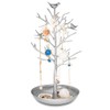 Inviktus Silver Birds Tree Jewelry Stand Display Earring Necklace Holder