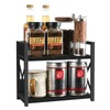 YINMIT Countertop Shelf Organizer,Coffee Bar Accessories,Spice Rack,Coffee Counter Shelf,2 Tier