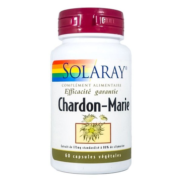 Solaray Extrait de Chardon-Marie 175 mg 60 gélules