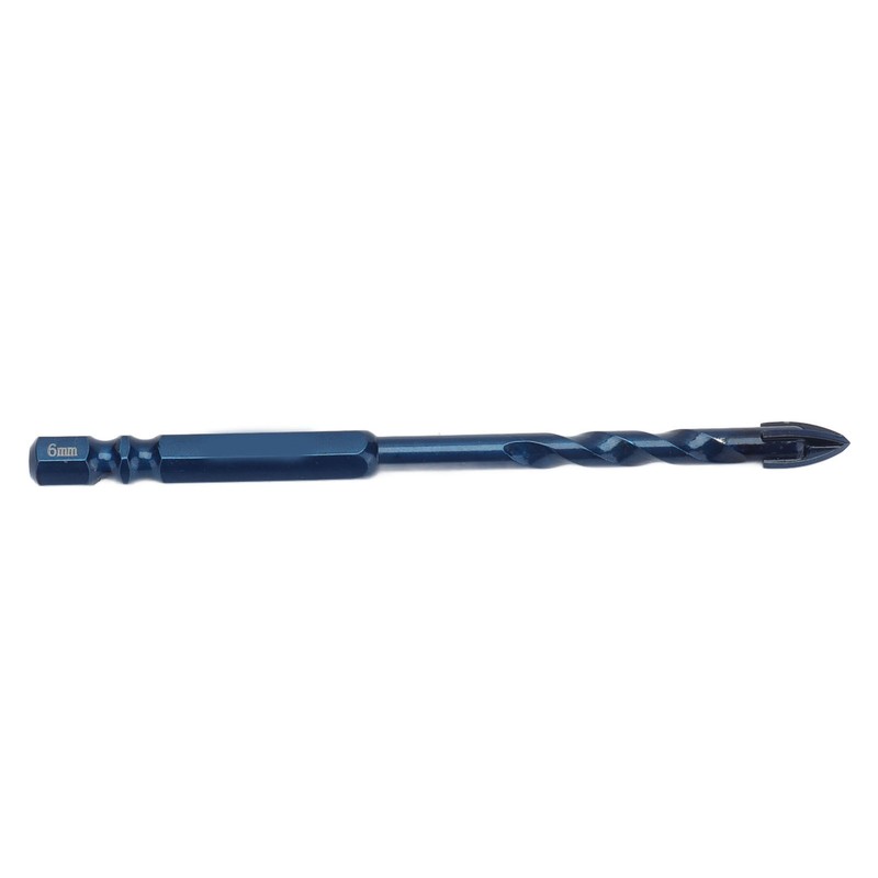 10Pcs Cross Spearhead Drill Bit Carbide Bits with 1/4in Hex