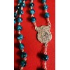 CHRISTIAN CATHOLIC ROSARY BLUE COLOR 8 mm