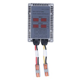 Solar Battery Charge Controller Boost MPPT Voltage Adjustable Waterproof with Display 24‑85V 300W