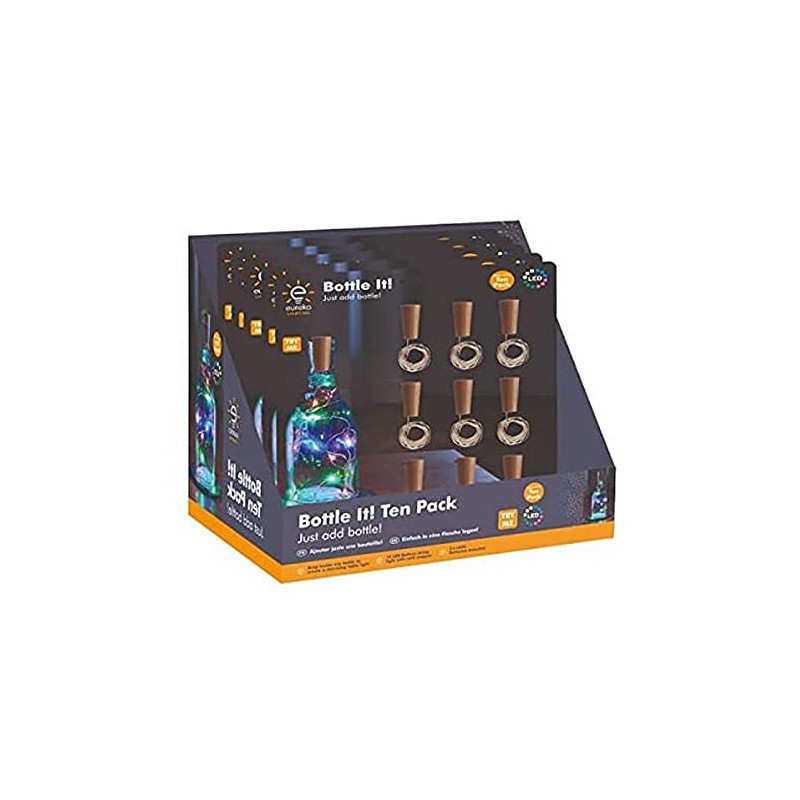 Eureka Lighting Bottle It! (10 Pack/Multicolour)