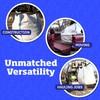 DURASACK Heavy Duty Builder's Bulk Bags 200-Gallon White Woven Polypropylene