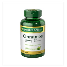 Nature’s Bounty Nature's Bounty Cinnamon 2000mg Plus Chromium Sugar Metabolism Capsules 60 ct