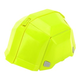 Foldable Helmet High Strength Plastic Head Protection Safety Hat for Outdoor Work Sports Travel Green