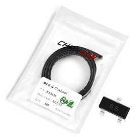 Chanzon BSS138 SOT-23 Sic Mosfet MOS N-Channel Transistor n-fet 200mA SMD Pack of 100