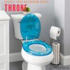 Polyresin Ocean Life Dolphins Toilet Seat By PREMIUS, Standard Round,