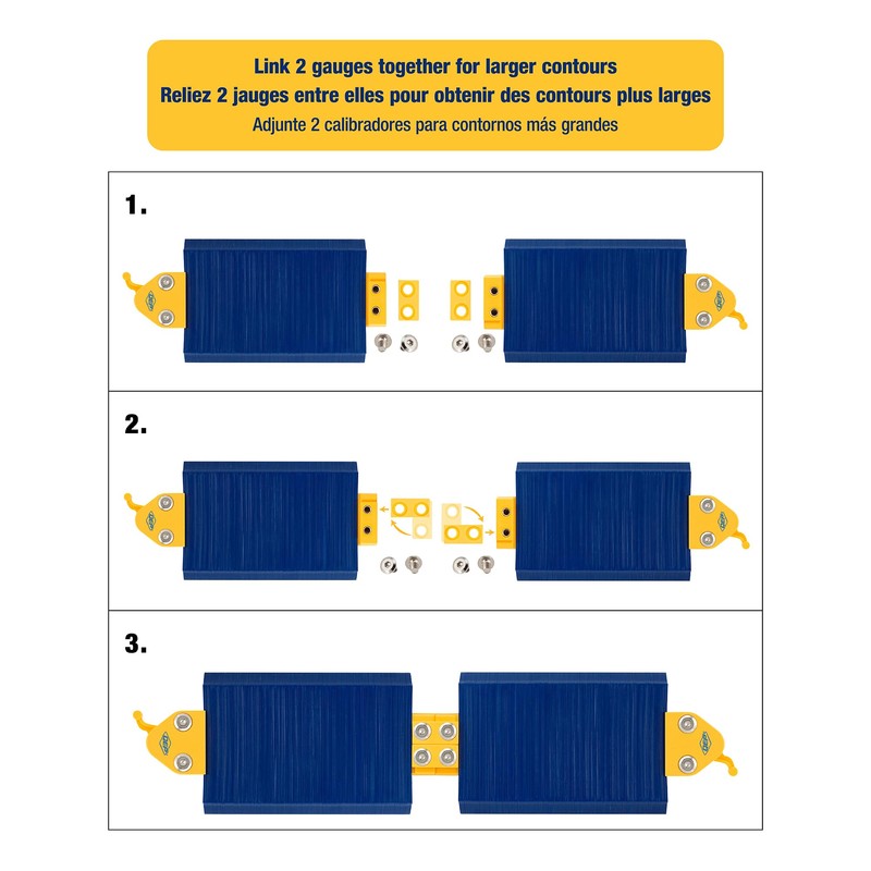 QEP 6" Locking Contour Gauge