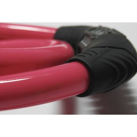 Peach Craft Bicycle Key Lock Cable Lock Wire Lock Dial Lock 4 Digit CYCLKD4002YL Yellow