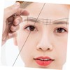 FOMIYES Sets Eyebrow Shape Tool Measuring Ruler for Eyebrows Grooming