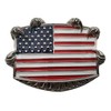 American Flag Eagle Claw Belt Buckle Seizing Freedom Talon Buckle