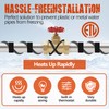 （3FT-200FT）Pipe Heating Cable for Pipe Freeze Protection, Heat Cable for
