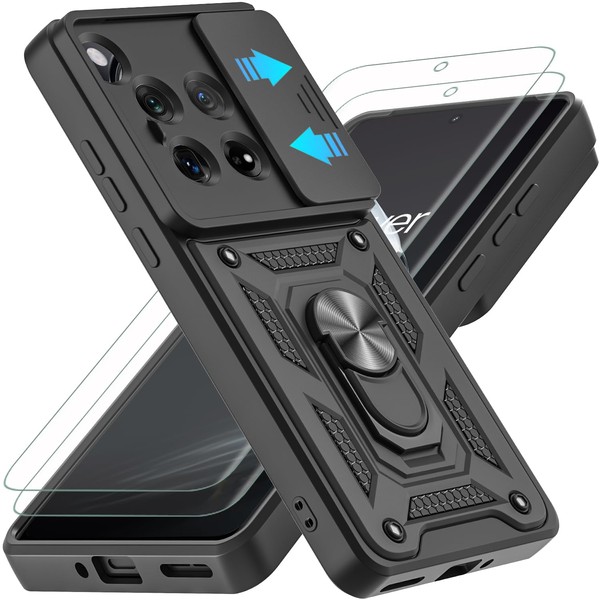 YKHJKLEC for OnePlus 12 Case，[Military Grade] Shockproof with 360 °