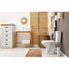 Emma Barclay Noodle Soft Touch Non-Slip Bathroom Rug in Walnut