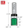 Trend CraftPro Guided Profiler Router Cutter Bit, 1/2 Inch Shank,