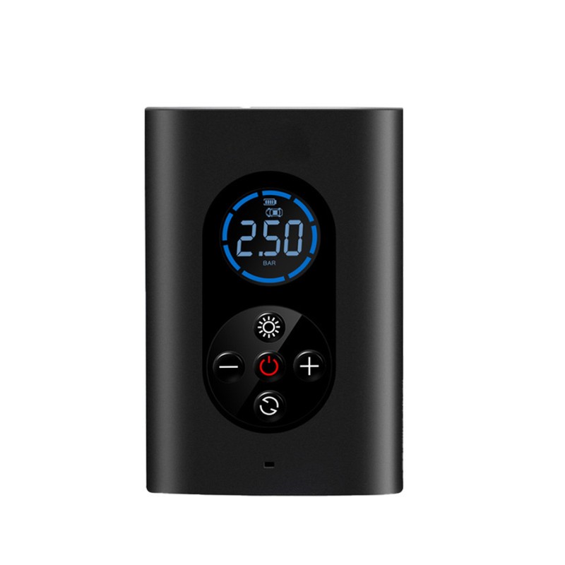 Electric Tire Inflator Mini Cordlessly Portable Car Air Compressor Rechargeable