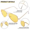 Pro Acme Classic Polarized Aviator Sunglasses for Women Men -