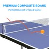 4.5ft Ping Pong Table, Foldable & Portable Table Tennis Table