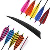 sourcing map Arrow Vanes Arrow Fletching 5" Shield Shape Turkey