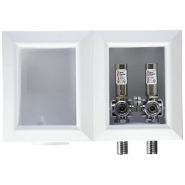 Sioux Chief 696-2313MF Oxbox Washing Machine Outlet Box with Minister Water